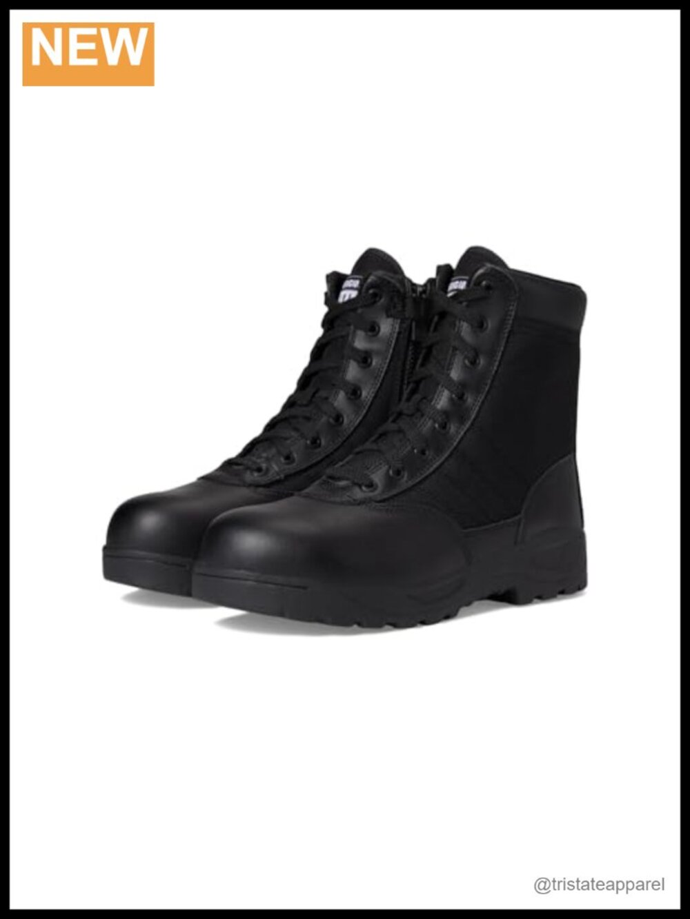 Men's Classic 9" Side Zip Safety Toe Work Boot Suede Cordura Tactical
